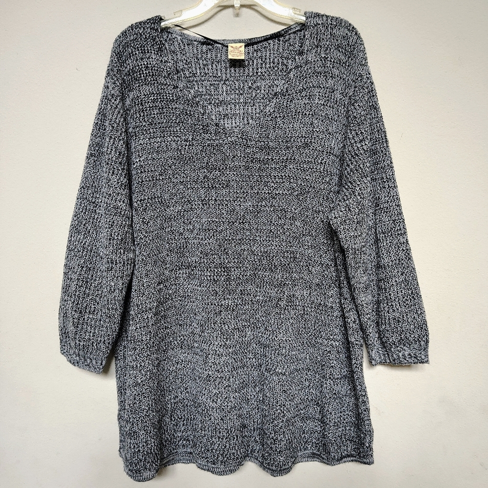 Faded Glory Women's Plus Size Gray Knit Sweater Size 3X